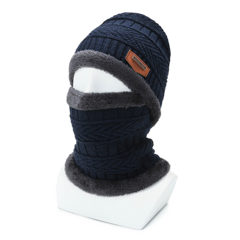 Korean Style Winter Knitted Hat Fashion Men's Warm Wool Cold Hat Women's Winter Korean Style Street Outdoor Hat