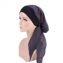 Women's Stretch Hair Band Headscarf Hat Pastoral Cotton Chemotherapy Cap Pirate Cap TJM-329