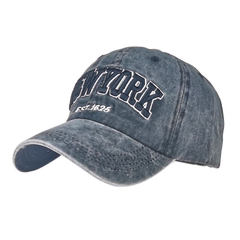 Hot Hot Hat Spring and Autumn Washed Cloth Baseball Cap Embroidered Letter YORK