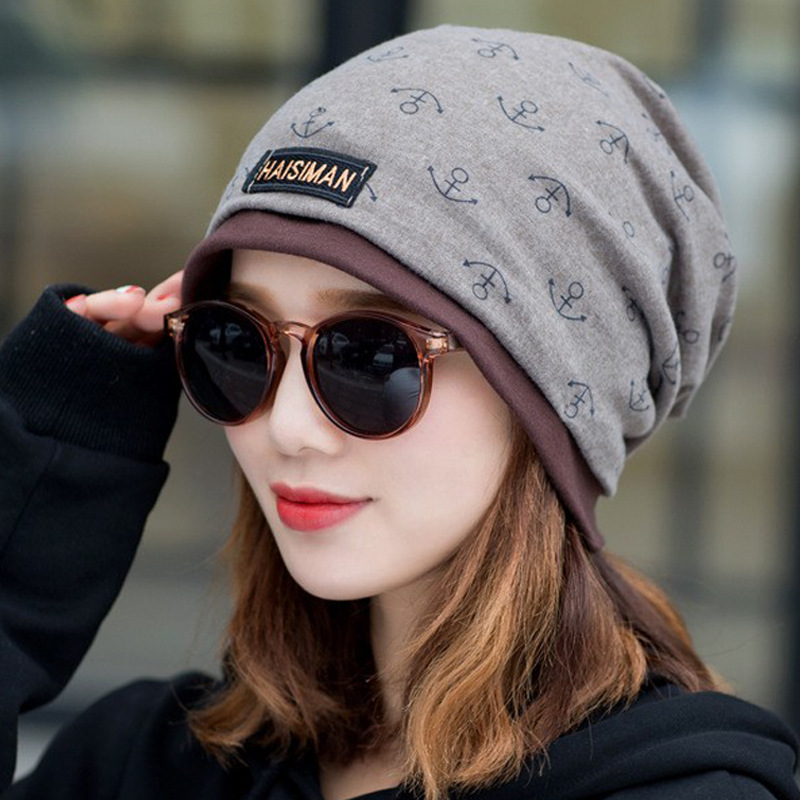 Fashionable all-match anchor plus edge pullover cap Women's Korean-style simple personalized pullover hat popular confinement cap