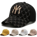 Cap Women's Niche Trendy Brand Hard Top Stereo Internet Celebrity Fashion Women's Hat Baseball Elegant Black Hat