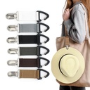 fabric non-elastic hat clip outdoor travel straw hat clip portable hat couple bag bag clip