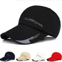 Hat Men's Korean-style Long-brim Baseball Cap Men's Outdoor Fishing Cap Sunscreen Travel Hat