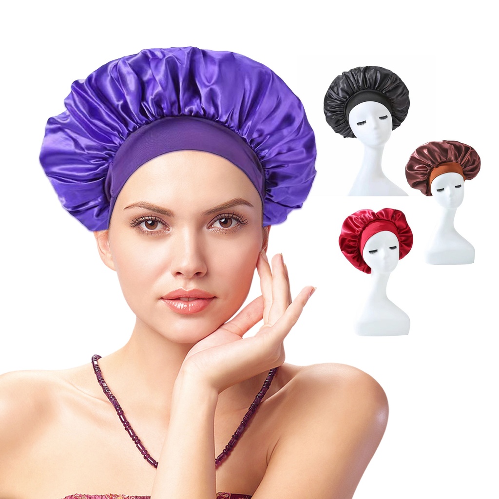 Wide-brimmed High Elastic Headband Nightcap Women Chemotherapy Cap Hair Condiment Hat Saute Leopard Flower