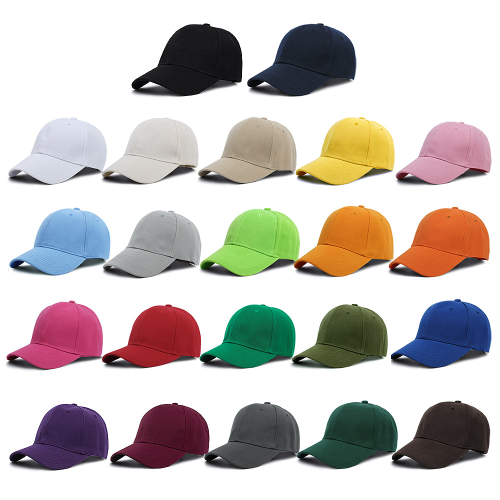 Custom logo hat advertising promotion volunteers cap female wool green solid color light plate baseball cap men's