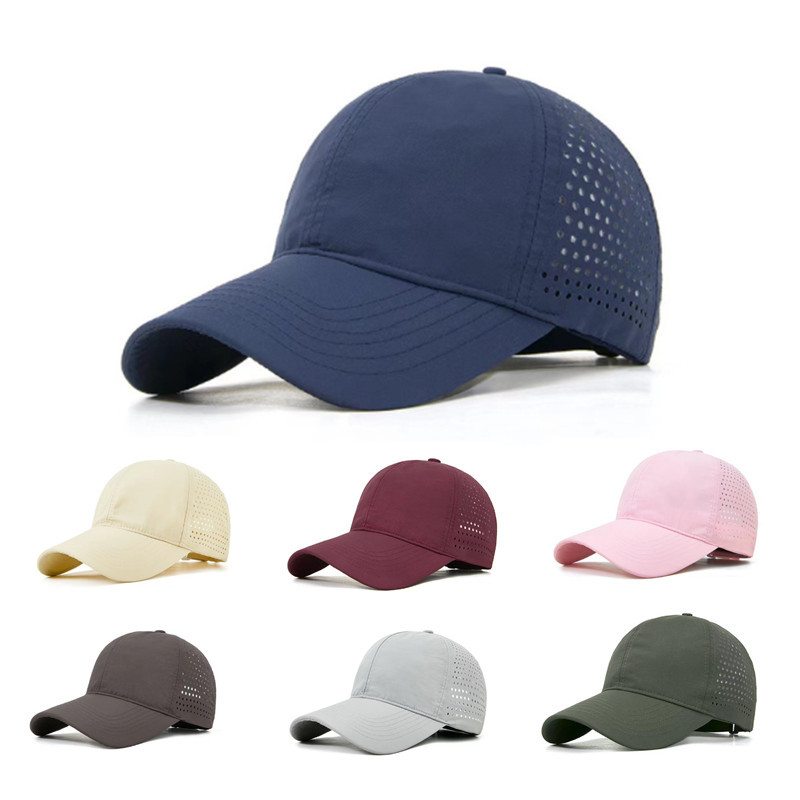 Spring and summer large size neutral duck tongue net cap super waterproof quick-drying hat sunscreen sunshade breathable mesh baseball cap