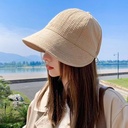 Waffe Fisherman Hat Children's Cap Spring and Summer Fashion All-match Sun Hat Sunscreen Sun Hat