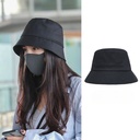 Korean version of fisherman hat Yang Mi star with sunshade hat autumn and winter black sunscreen student men's and women's net red basin hat