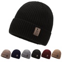 Autumn and Winter Men's Knitted Hat Cold-proof Fleece Hat Youth Fashion Wool Hat Outdoor Sports Pullover Cap Women