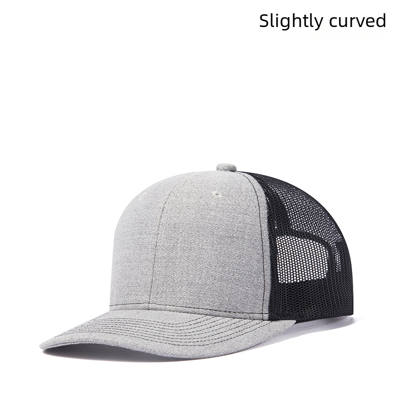 Spring micro curved hat breathable sun net hat Richardson 112 truck driver hat all-match trendy men and women in stock