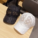 Hat Women's Korean Style Summer Lace Flower Baseball Cap Sunscreen Sun Hat Sunshade Hollow Cap