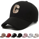 Spring Big C Three-dimensional letter baseball cap outdoor fashion all-match couple peaked cap men and women sun hat fashion