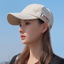 Hat Women's Internet Celebrity Simple Letter Sunshade Cap Spring and Autumn Sun Hat Men's Baseball