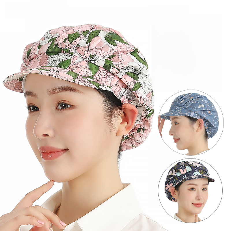 Xuan's Chef Hat Children's Kitchen Household Cooking Work Hat Anti-oil Fume Anti-hair Catering Hygiene Work Hat