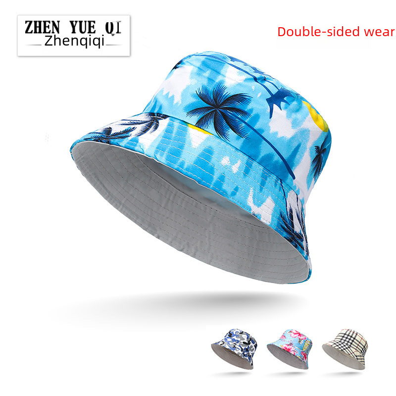 Zhenyueqi Spring and Summer Travel Sunscreen Fisherman Hat Men's and Women's Street Sunshade Pot Hat Low Price Running Quantity Hat