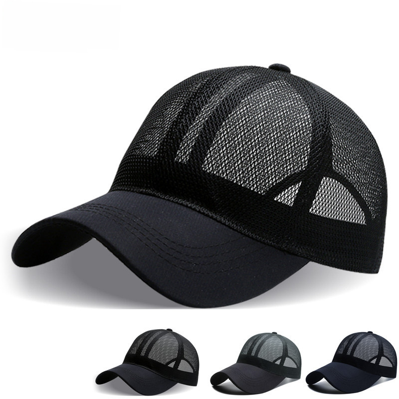 Sun protection sun hat summer breathable full net hat outdoor light board baseball cap men and women leisure travel sun hat