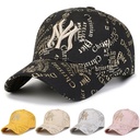 Graffiti Print Hat Men's and Women's All-match Fashion Sun Hat Embroidered Cap Spring and Autumn Outdoor Sports Baseball Cap Trendy