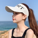 Sun hat female summer empty top sun hat baseball peaked cap sun hat baseball cap female sports male