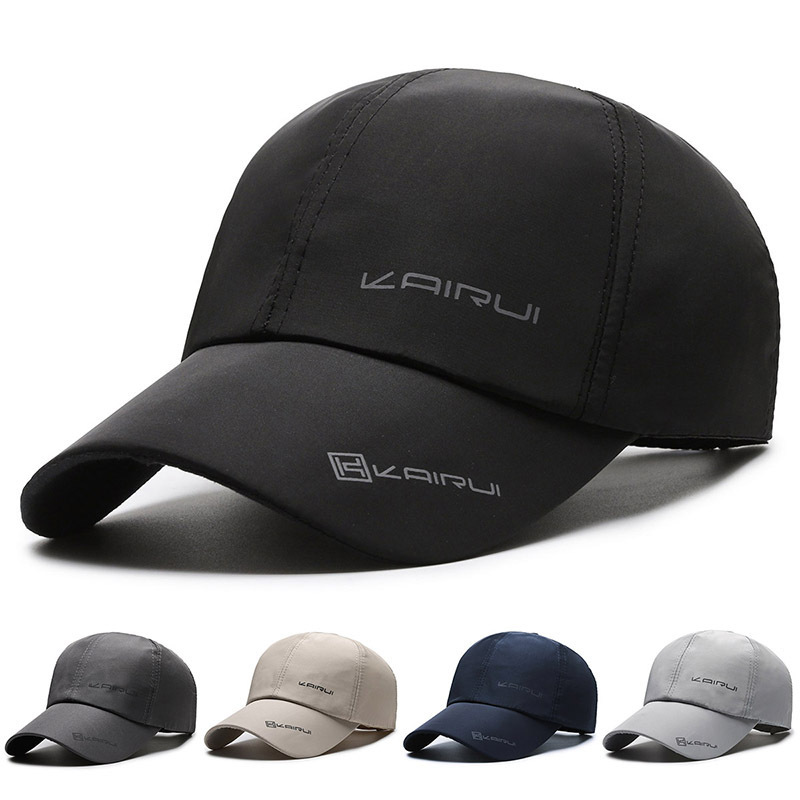 Hat men's quick-drying baseball cap printing sports cap outdoor leisure sunshade cap all-match Kerry baseball