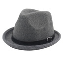 Churchill Small Felt Hat British Middle-aged and Elderly Gentleman Top Hat Office Panama Hat Small Belt Jazz Hat