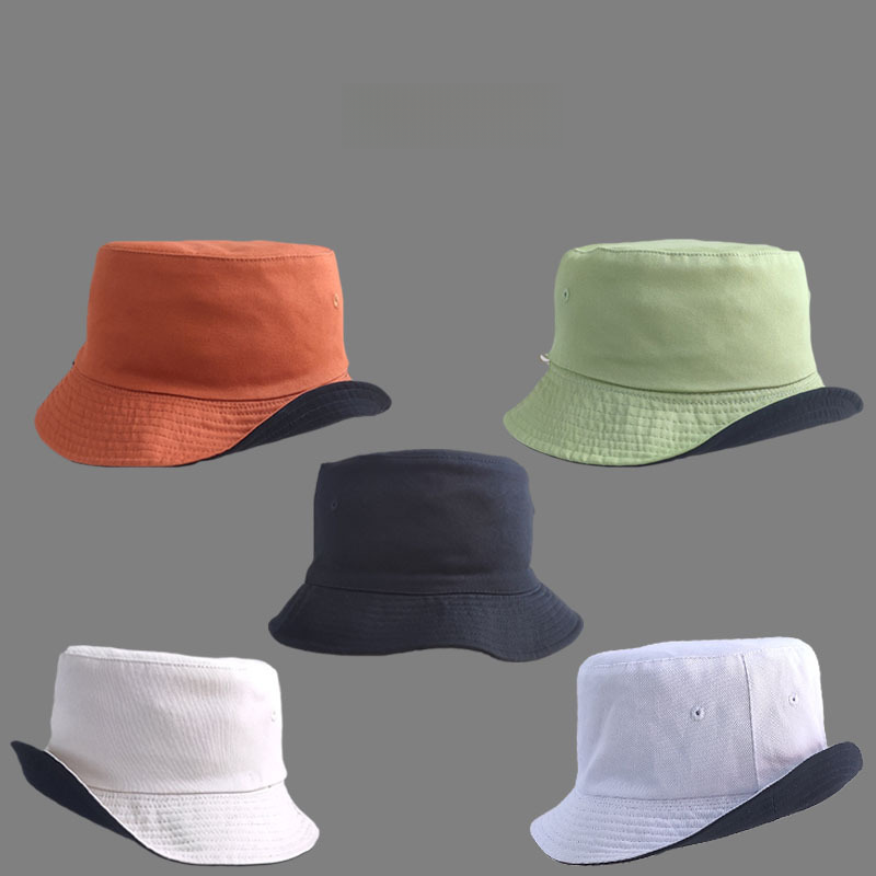 A generation of hair large fisherman hat big head circumference double-sided fisherman hat men's sun hat sunscreen large size hat women