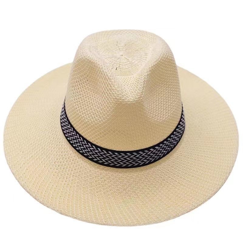 Hat Men's Middle-aged and Elderly Sunscreen Hat Sunshade Outdoor Tourism Beach Fisherman Hat Men's Fishing Stall Big Brim Hat