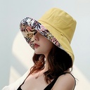 Hat Women's Summer Big-brimmed Fisherman Hat Sunscreen Sunshade Hat Seaside Beach ins Net Red Sun Style Double-sided Basin Hat