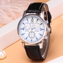 Business belt watch fashion quartz watch men's student Geneva quartz men's watch manufacturers