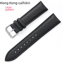 Spot litchi pattern wrestling pin buckle leather strap soft waterproof leather strap color 12~24mm