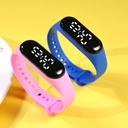 Factory direct touch screen LED white light bracelet fashion student leisure sports waterproof electronic watch