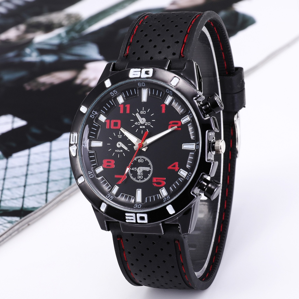 fashion silicone car line men's quartz watch casual fashion watches a generation of watches men