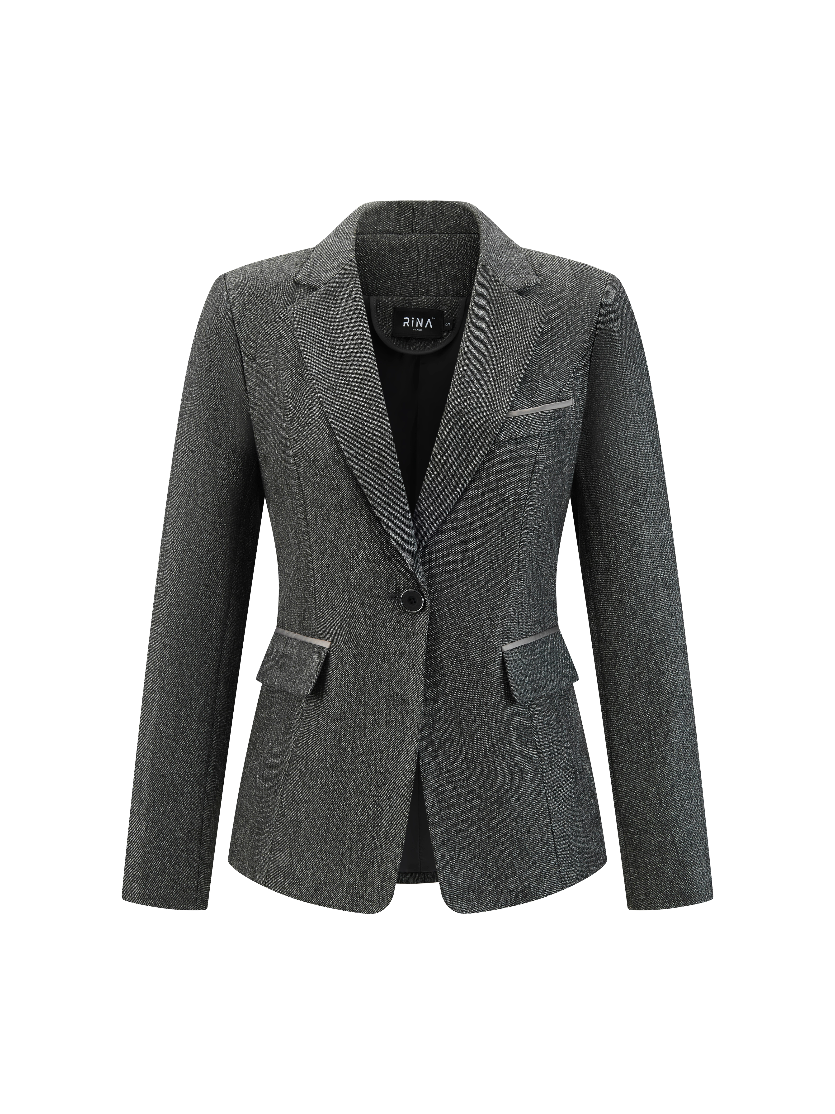 [6694336_6907] Jacket — Grey / Light Grey (Dark Grey, XL)