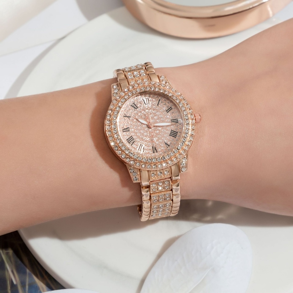 gypsophila ladies full diamond quartz watch tremolo with leisure time ladies watch a generation of hair