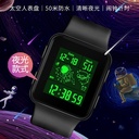 small square astronaut LED watch commuter waterproof outdoor sports electronic watch student electronic watch batch