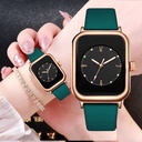 Internet Celebrant Simple Silicone Small Green Watch Men's and Women's Watch Fashion Couple All-match Fashion Casual Number