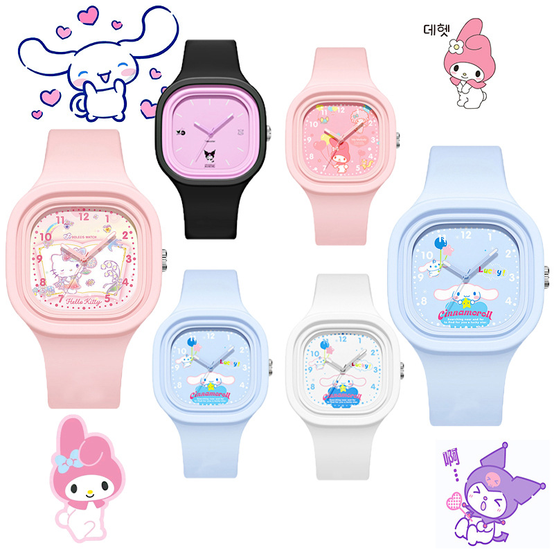 Cartoon Silicone Culomi Big Ear Dog Pudding Children Women Quartz Watch Cross Border Watch