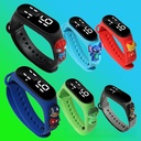 Spot Cartoon Doll children's watch creative personality student sports touch electronic LED waterproof hand ring watch men