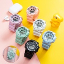 Luminous waterproof alarm clock children's electronic watch sports men and women students multi-function LED electronic watch