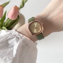 Belt Square Watch Women's Summer Simple Temperament Girls Junior High School Students Small Fresh Quartz Watch