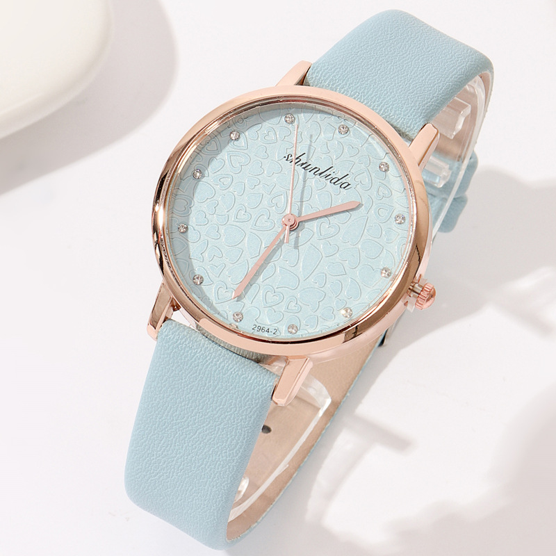 ins Style Simple Elegant Women's Watch Women's Niche Belt Watch Light Luxury College Style Student Quartz Watch