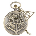 Hot Large Watch Exquisite Harry's Pocket Watch Potter Deathly Hallows Accessories Flip Quartz Pocket Watch