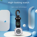 Sportswear accessories nylon strap pocket watch fashion simple quartz movement glass mirror hanging watch