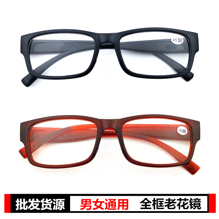 Old glasses reading glasses running Jianghu stall reading glasses men and women resin mirror spot