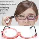 Makeup reading glasses monolithic 120 degree rotating unilateral glasses multifunctional full frame fashion reading glasses