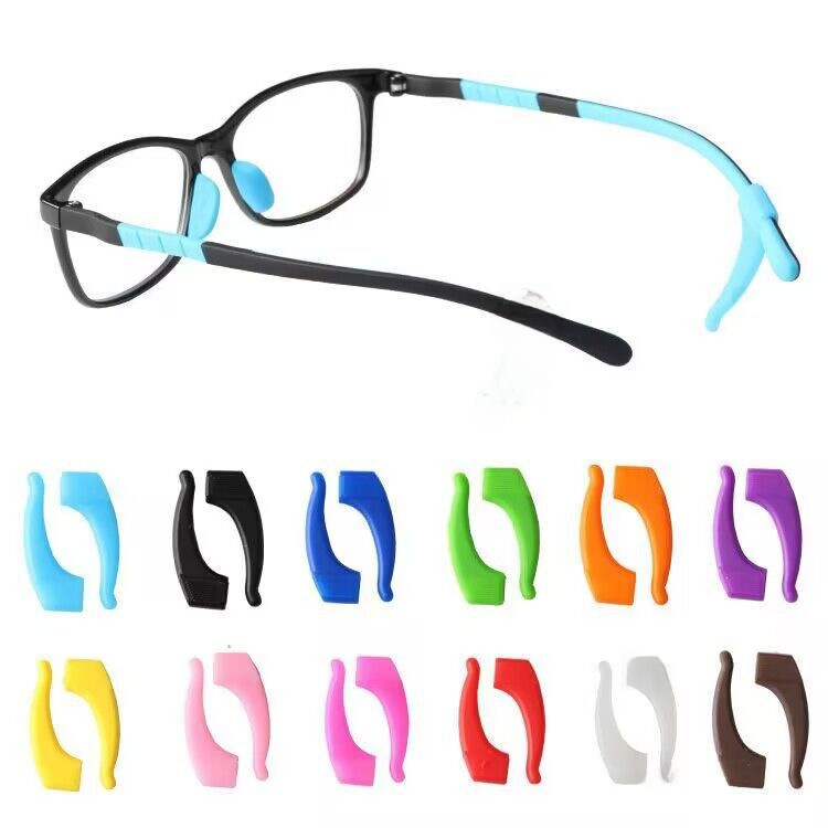 Medium Glasses Non-slip Ear Hook Ear Holder Silicone Sports Anti-drop Ear Hanging Eye Leg Accessories Non-slip Fixed Ear Cover