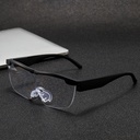 TV integrated magnifying glasses LED anti-blue reading glasses 1.6 times magnifying reading glasses with lamp