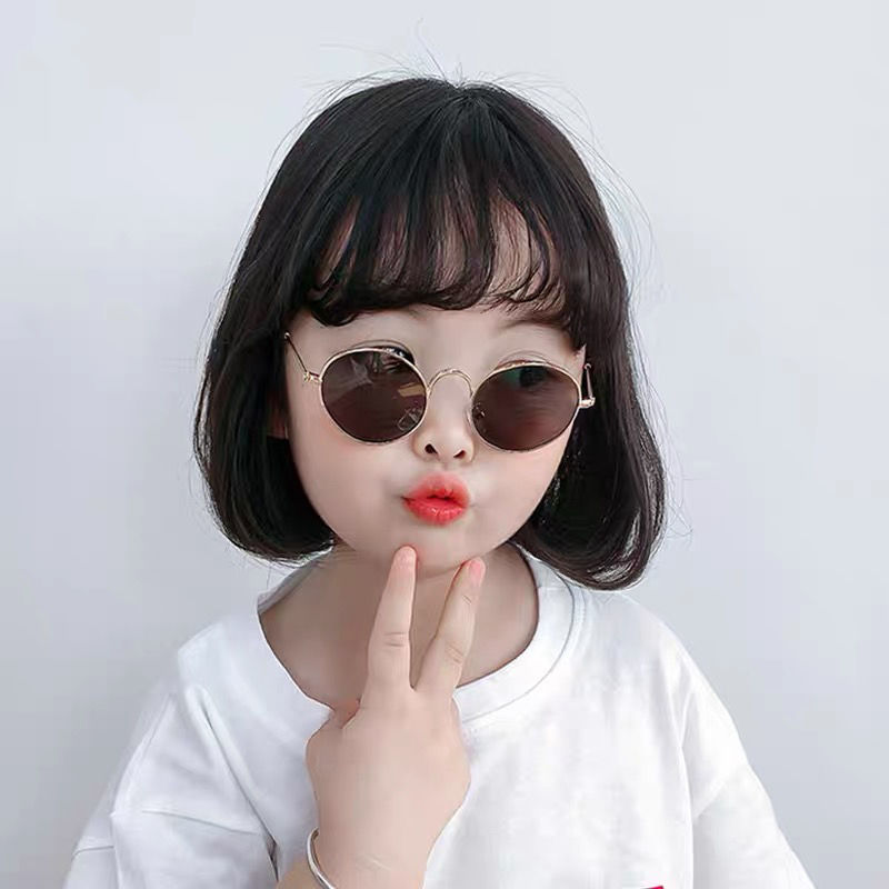 fashion children's sunglasses outdoor travel UV protection baby sunglasses retro street shot modeling glasses