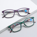 anti-blue light presbyopic glasses printed presbyopic glasses for the elderly reading fashionable pattern glasses ultra-light presbyopic glasses