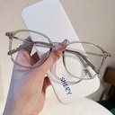 Plain Glasses Ultra Light tr90 Anti-Blue Light Eye Protection Glasses Frame Myopia Flat Glasses Frame 01222