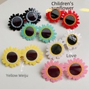 Children's sunglasses sunflower Daisy baby UV-proof sunglasses men and women 2-10 years old cute funny sunglasses